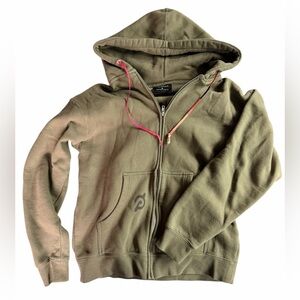 Peloton Olive Green Zip Hoodie